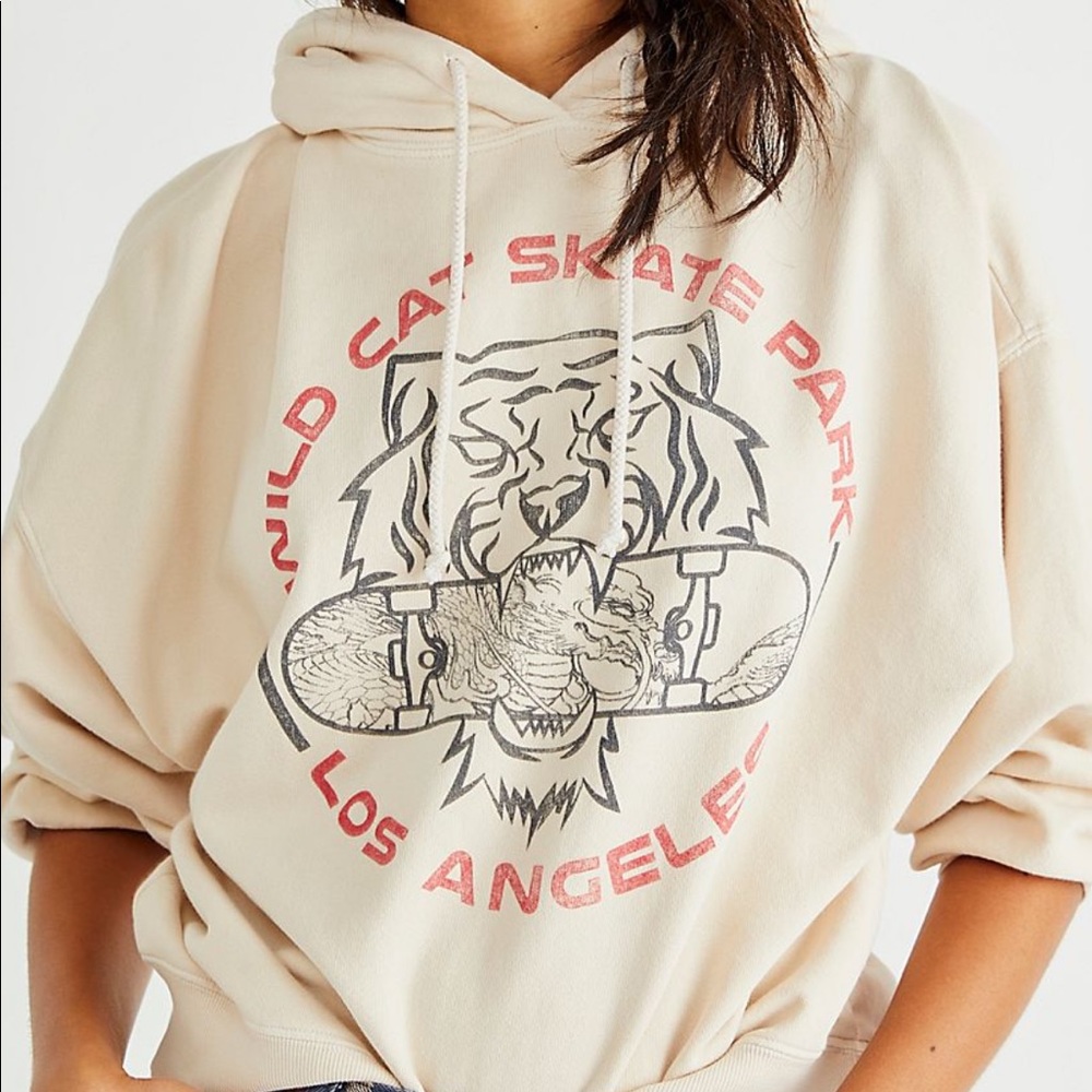 Free People Wild Cat Skate Park Hoodie